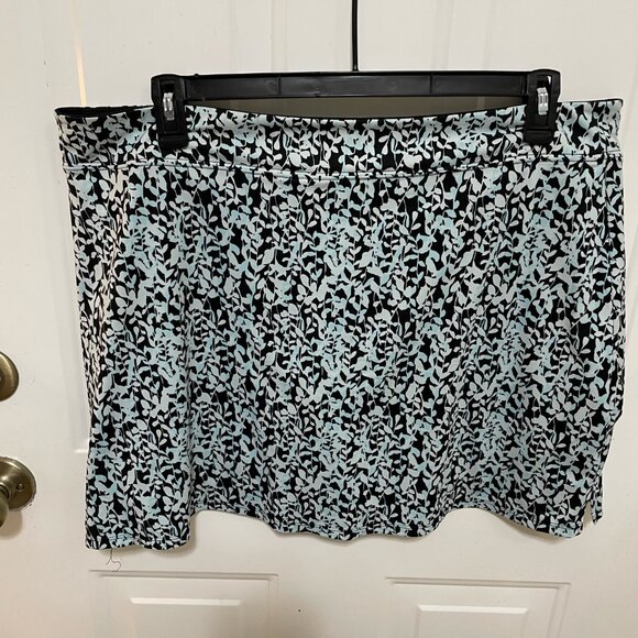 Tranquility by Colorado Clothing Lite Blue Floral Skort XXL - Picture 4 of 4